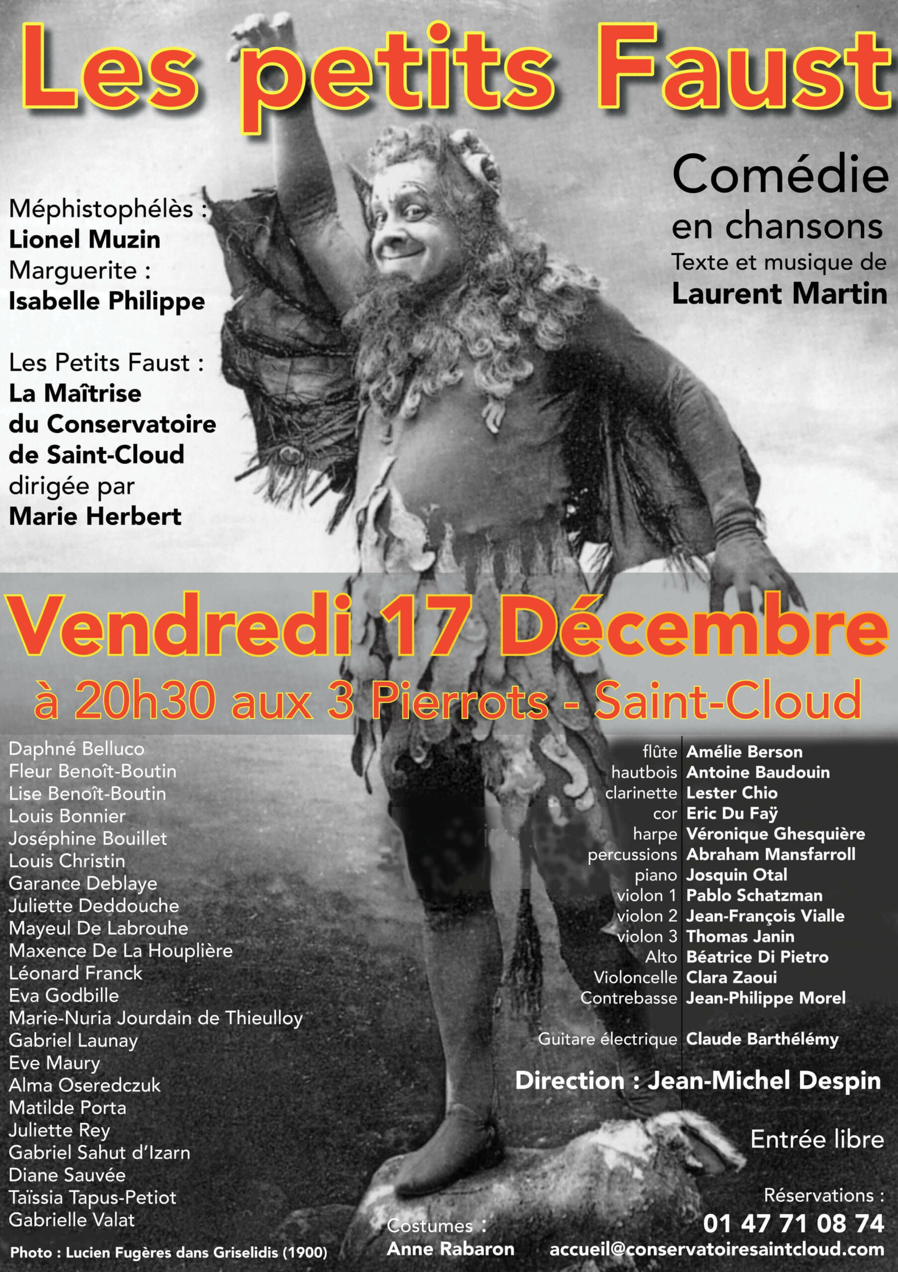 Les Petits Faust<br><strong>17 Décembre 2021 à 20h30<br>aux 3 Pierrots</strong>