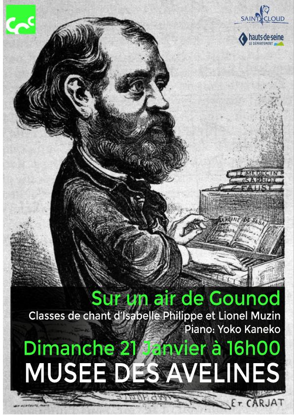 Sur un air de Gounod<br><strong>dimanche 21 janvier 2024 <br> à 16h00 au Musée</strong>